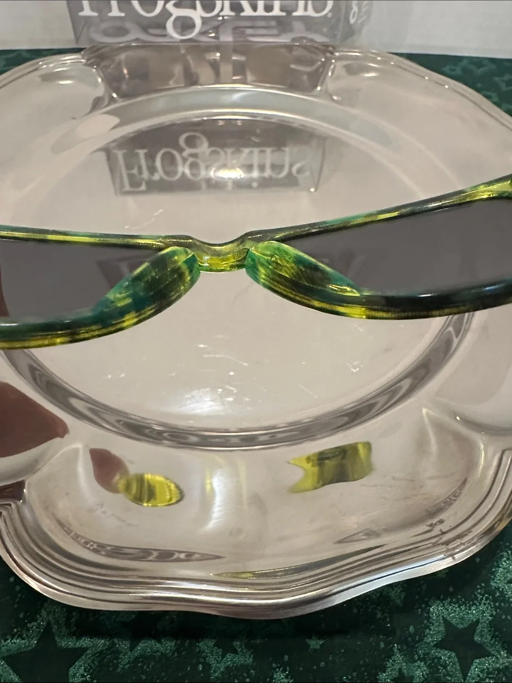 Oakley Frogskins Acid Tortoise Green Emerald Iridescent Lenses Near Mint